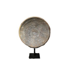 Wooden Plate Stand Decor