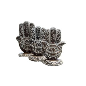 Wooden Evil Eye Decor Set