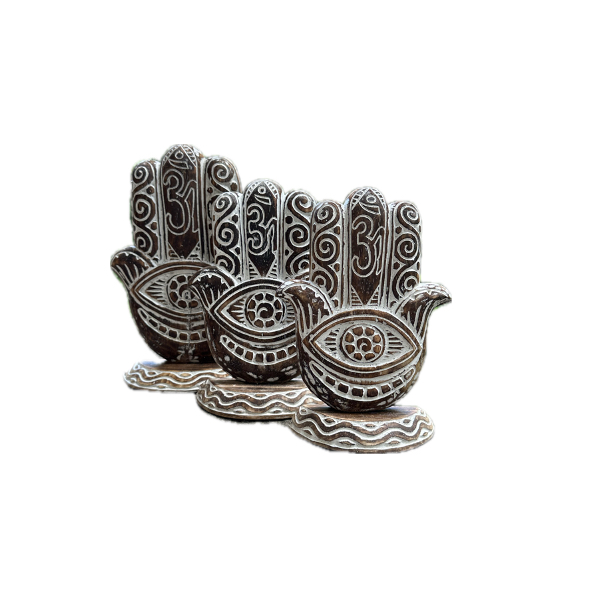 Wooden Evil Eye Decor Set