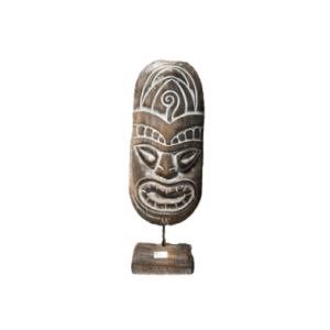 Wooden Face Stand Decor