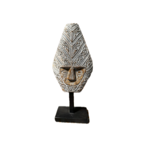 Wooden Face Stand Decor