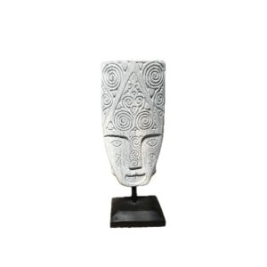 Wooden Face Stand Decor