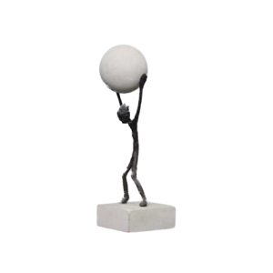 Abstract Brass Figure