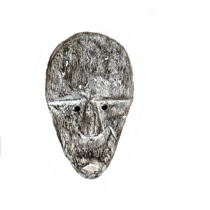 Wooden Face Wall Decor