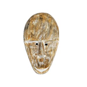 Wooden Face Wall Decor