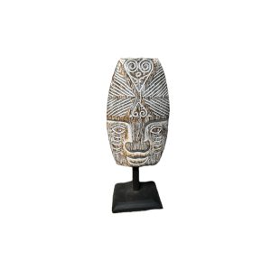 Wooden Face Stand Decor