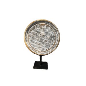 Wooden Plate Stand Decor