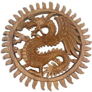 Dragon Plaque Carving
