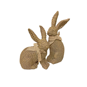 Wicker Bunny Set