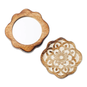 Wood Hand Mirror
