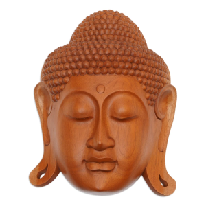 Wood Mask Buddha