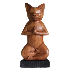 Yoga Cat Sculpture