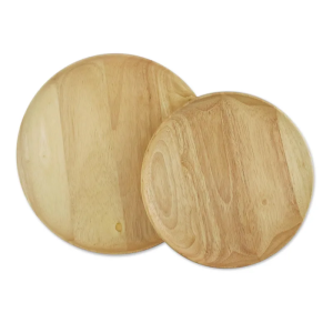 natural wooden plate