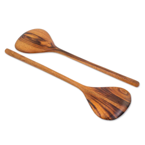 wood salad spoons